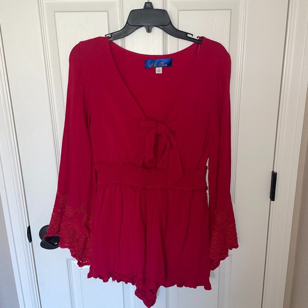 Red Romper SIZE M